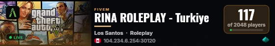 RINA ROLEPLAY - Turkiye live status badge