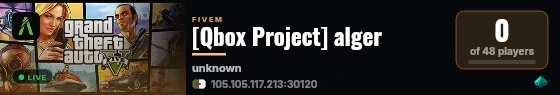 [Qbox Project] ALGER live status badge