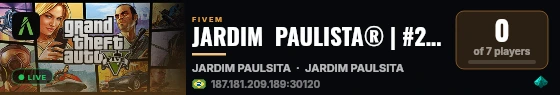 JARDIM  PAULISTA® | #2026 🔥 live status badge