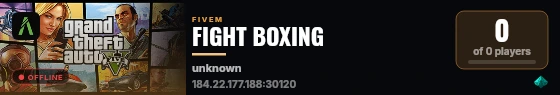 FIGHT BOXING live status badge