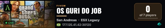 OS GURI DO JOB live status badge