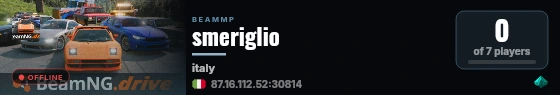 smeriglio live status badge