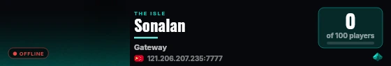 Sonalan live status badge