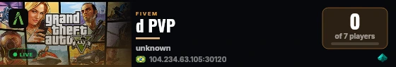 d PVP live status badge