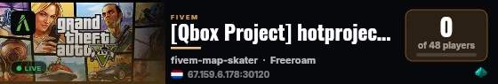 [Qbox Project] hotprojectrp-test live status badge