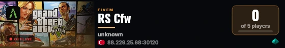 RS Cfw  live status badge
