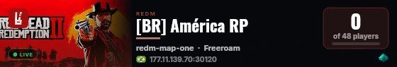 [BR] América RP live status badge