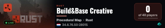Build&Base Creative live status badge