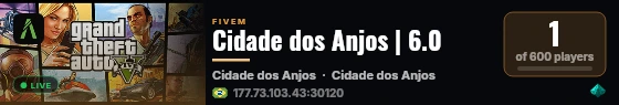 Cidade dos Anjos | 6.0 live status badge