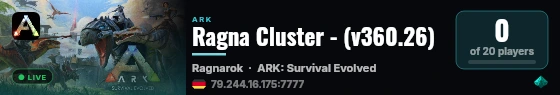 Ragna Cluster - (v360.26) live status badge