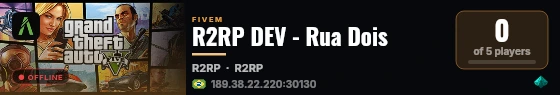 R2RP DEV - Rua Dois live status badge