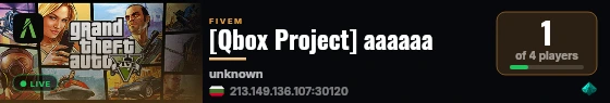 [Qbox Project] aaaaaa live status badge