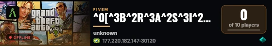 ^0[^3B^2R^3A^2S^3I^2L^0]  ^5🌴 Diguel City 🌴 ^0・ ^1 📌SEM ALLOWLIST ^0・ ^1 ✨WIPE HOJE ^0・  ^0・ ^8discord.gg/ live status badge