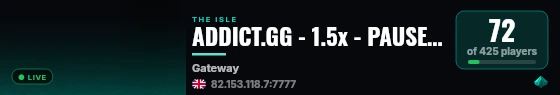 ADDICT.GG - 1.5x - PAUSE GROW - LOW RULES & MORE - live status badge