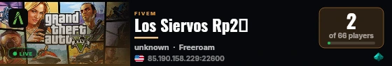 Los Siervos Rp2🌴 live status badge