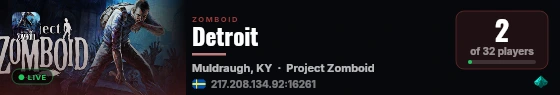 Detroit live status badge