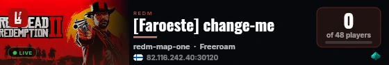 [Faroeste] change-me live status badge