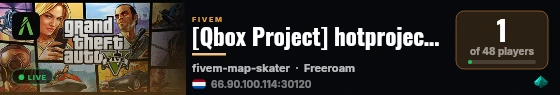 [Qbox Project] hotprojectrp-test live status badge