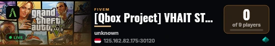[Qbox Project] VHAIT STORE live status badge