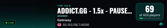 ADDICT.GG - 1.5x - PAUSE GROW - LOW RULES & MORE - live status badge