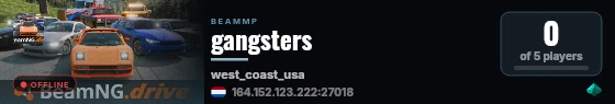 gangsters live status badge
