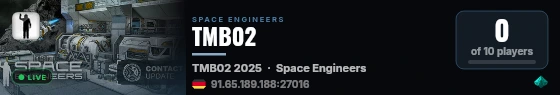 TMB02 live status badge