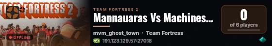 Mannauaras Vs Machines #1 [TF2 Norte] live status badge