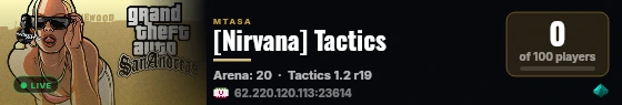 [Nirvana] Tactics live status badge