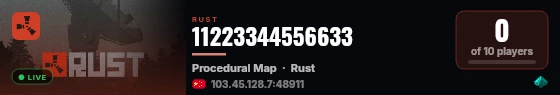 11223344556633 live status badge