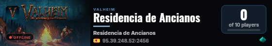 Residencia de Ancianos live status badge
