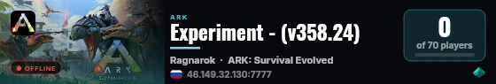 Experiment - (v358.24) live status badge