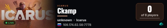 Ckamp live status badge