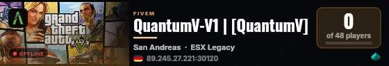 QuantumV-V1 | [QuantumV] live status badge
