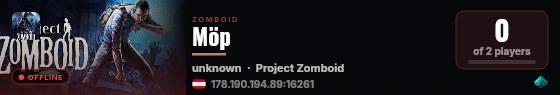 Möp live status badge