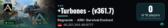 +Turbones - (v361.7) live status badge