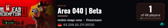 Area 040 | Beta live status badge