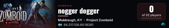 nogger dogger live status badge