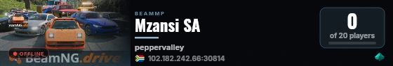 Mzansi SA live status badge