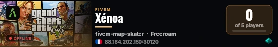 Xénoa live status badge