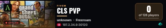 CLS PVP live status badge