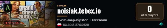 noisiak.tebex.io live status badge