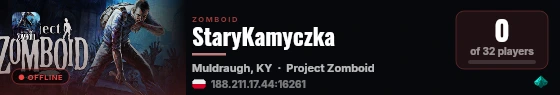 StaryKamyczka live status badge
