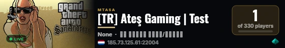[TR] Ateş Gaming | Test live status badge