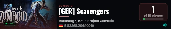 [GER] Scavengers live status badge