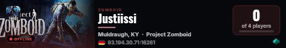 Justiissi live status badge