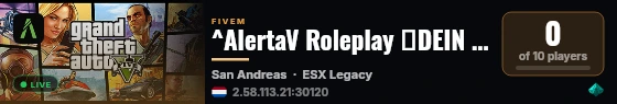 Alerta | [ESX Legacy] live status badge