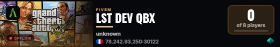 LST DEV QBX live status badge