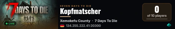Kopfmatscher live status badge