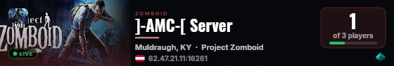 ]-AMC-[ Server live status badge