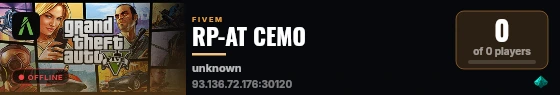 RP-AT CEMO live status badge